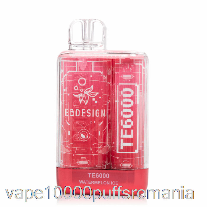 Vape Romania Eb Te6000 Gheata De Pepene Verde De Unica Folosinta